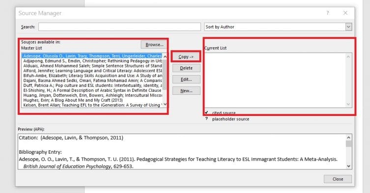 Esl research papers